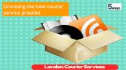 Choosing the best courier service provider