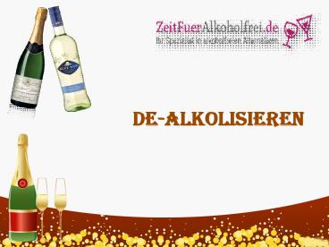 De-alkolisieren