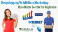 Dropshipping Vs Affiliate Marketing - Must-Know Secrets for Beginners PowerPoint PPT Presentation