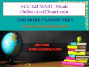 ACC 423 MART  Minds Online/acc423mart.com