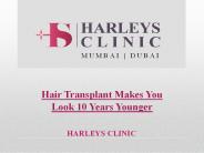 Hair Transplant Makes You Look 10 Years Younger
