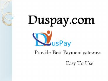 Payment Gateway | Duspay