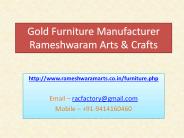 Gold furniture Manufacturer
