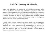 Iced Out jewelry Wholesale