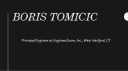Boris Tomicic - Senior Level Engineer