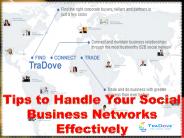 Tips to Handle Your Social Business Networks Effectively