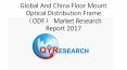 Global And China Floor Mount Optical Distribution Frame（ODF） Market Research Report 2017 PowerPoint PPT Presentation