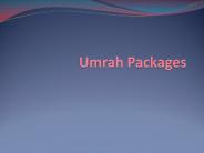 Umrah Packages 2017