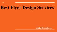 Best Flyer Design Services