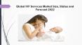 Global ivf services market size, status and forecast 2022 PowerPoint PPT Presentation