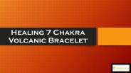 Healing 7 Chakra Volcanic Bracelet