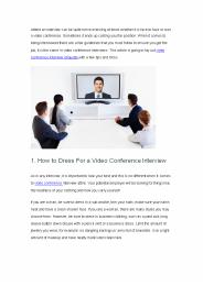 Top 10 Video Conferencing Interview Etiquette