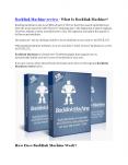 Backlink Machine review - 65% Discount and FREE $14300 BONUS PowerPoint PPT Presentation