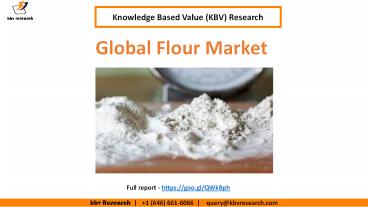 Global Flour Market Share