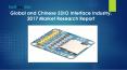 Global and chinese sdio interface industry, 2017 market research report PowerPoint PPT Presentation