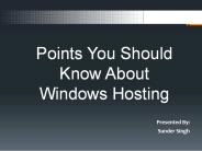 Windows Hosting
