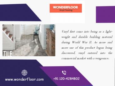 The Tile Flooring That Suits Your Design