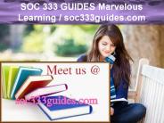 SOC 333 GUIDES Marvelous Learning /soc333guides.com