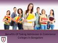 Benefits Of Taking Admission In Commerce Colleges In Bangalore PowerPoint PPT Presentation