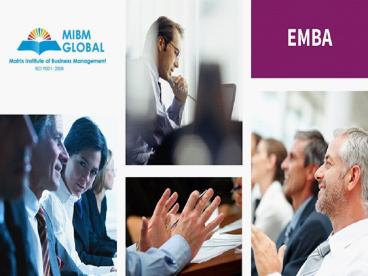 Contact for EMBA - Executive MBA Degree