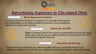 Advertising Agencies in Cleveland Ohio | Quez Media Marketing