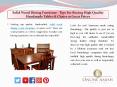 Solid Wood Dining Furniture - Tips For Buying High Quality Handmade Tables & Chairs at Great Prices