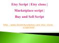 Etsy Script, Etsy clone, Marketplace script, Buy and Sell Script
