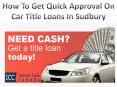 Get instant and quick approval on car title loans in Sudbury with Instant Cash Canada PowerPoint PPT Presentation