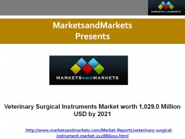 Growth of Veterinary Surgical Instruments Market