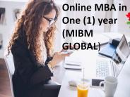 Online MBA in One (1) year (MIBM GLOBAL)