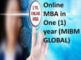 Online MBA in One (1) year Apply online PowerPoint PPT Presentation