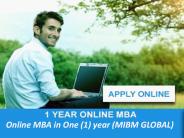 Online MBA in One (1) year –MIBM GLOBAL