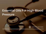 Essential oils for high blood pressure (4)