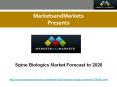Spine Biologics Market Forecast to 2020 (1) PowerPoint PPT Presentation