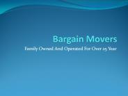 Bargain Movers – Move with Freedom!
