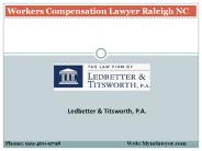Workers Compensation Lawyer Raleigh NC