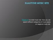 Raagtune Music Site