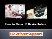 How to Clean HP Device Rollers?