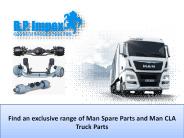 Largest quality collection Man Truck Parts