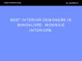 Interior designers in Bangalore PowerPoint PPT Presentation