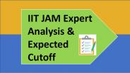 IIT JAM Expert Analysis & Expected Cutoff