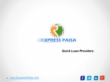 Apply for Personal Loan With Instant Approval | Express Paisa