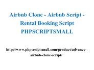 Airbnb Clone - Airbnb Script - Rental Booking Script