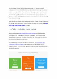 5 Great Cloud Video Conferencing Solutions