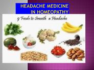 Headache Medicine in Homeopathy 20  july 17