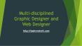 Graphic and Web Design in Darwin PowerPoint PPT Presentation