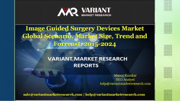 Image Guided Surgery Devices Market Global Scenario, Market Size, Trend and Forecast, 2015-2024