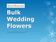 Bulk Wedding Flowers - www.wholeblossoms.com