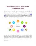Best Odoo Apps for Your Online eCommerce Store PowerPoint PPT Presentation