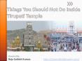 Things You Should Not Do Inside Tirupati Temple PowerPoint PPT Presentation